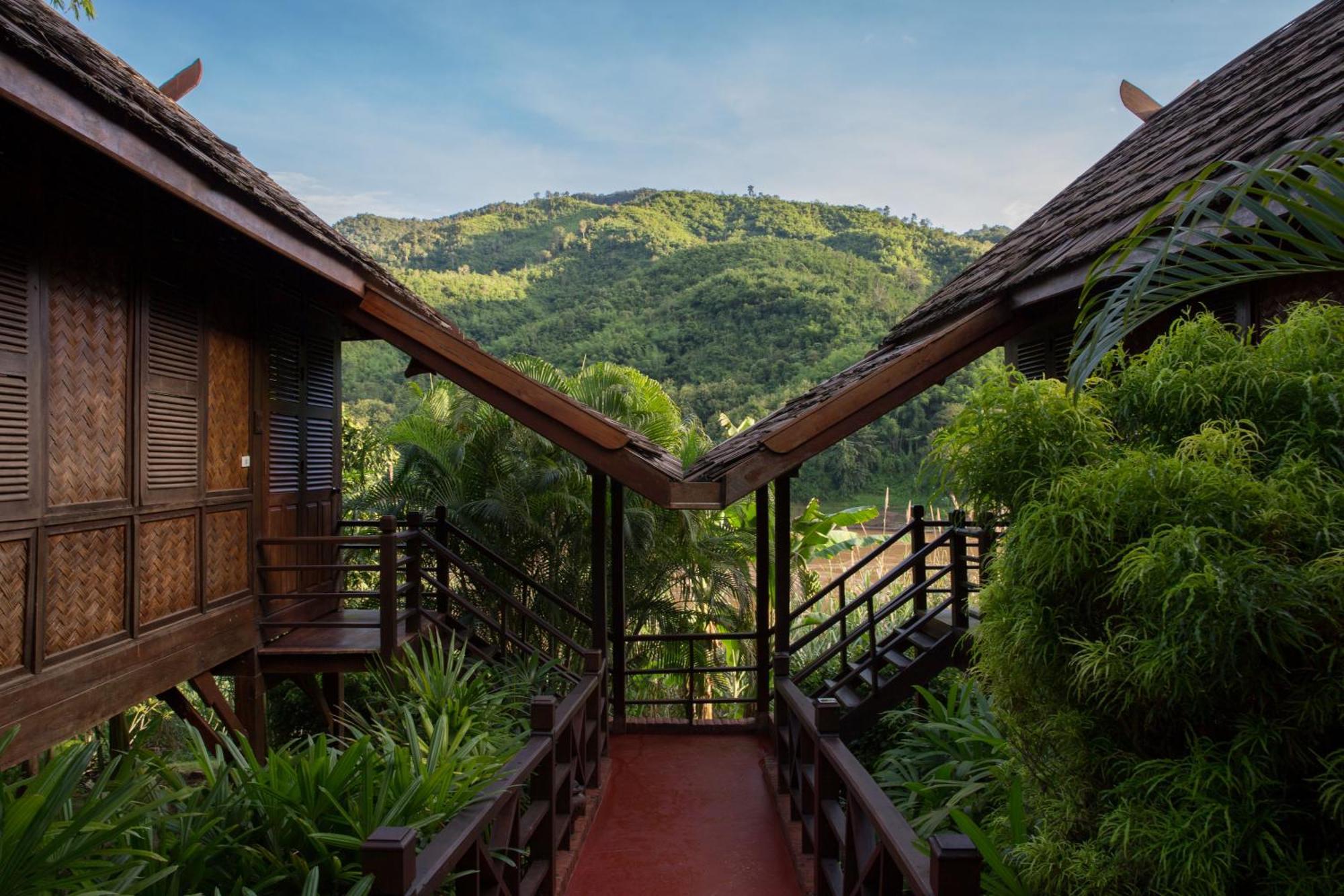 The Luang Say Lodge Muang Pakbèng Dış mekan fotoğraf