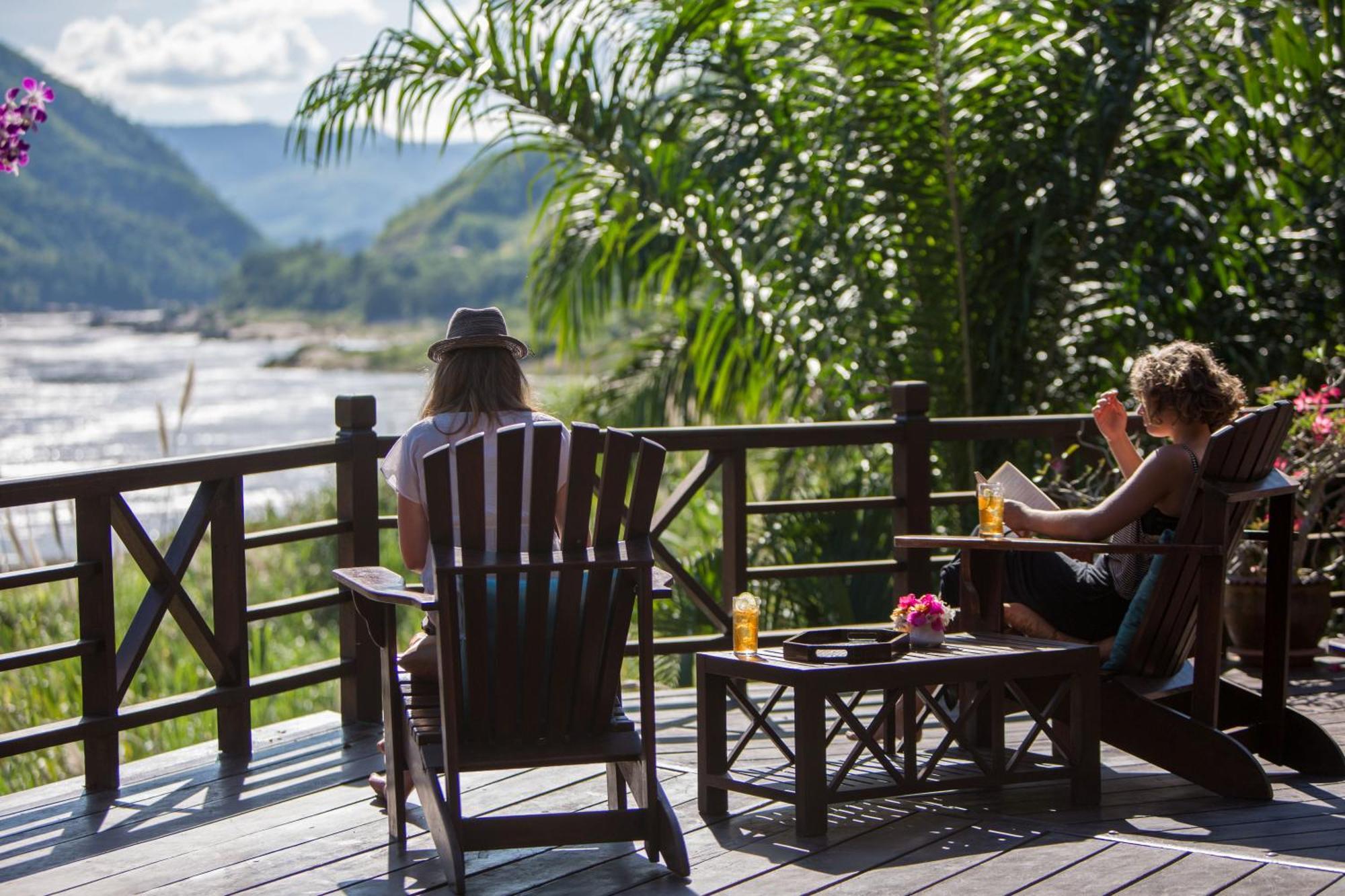 The Luang Say Lodge Muang Pakbèng Dış mekan fotoğraf